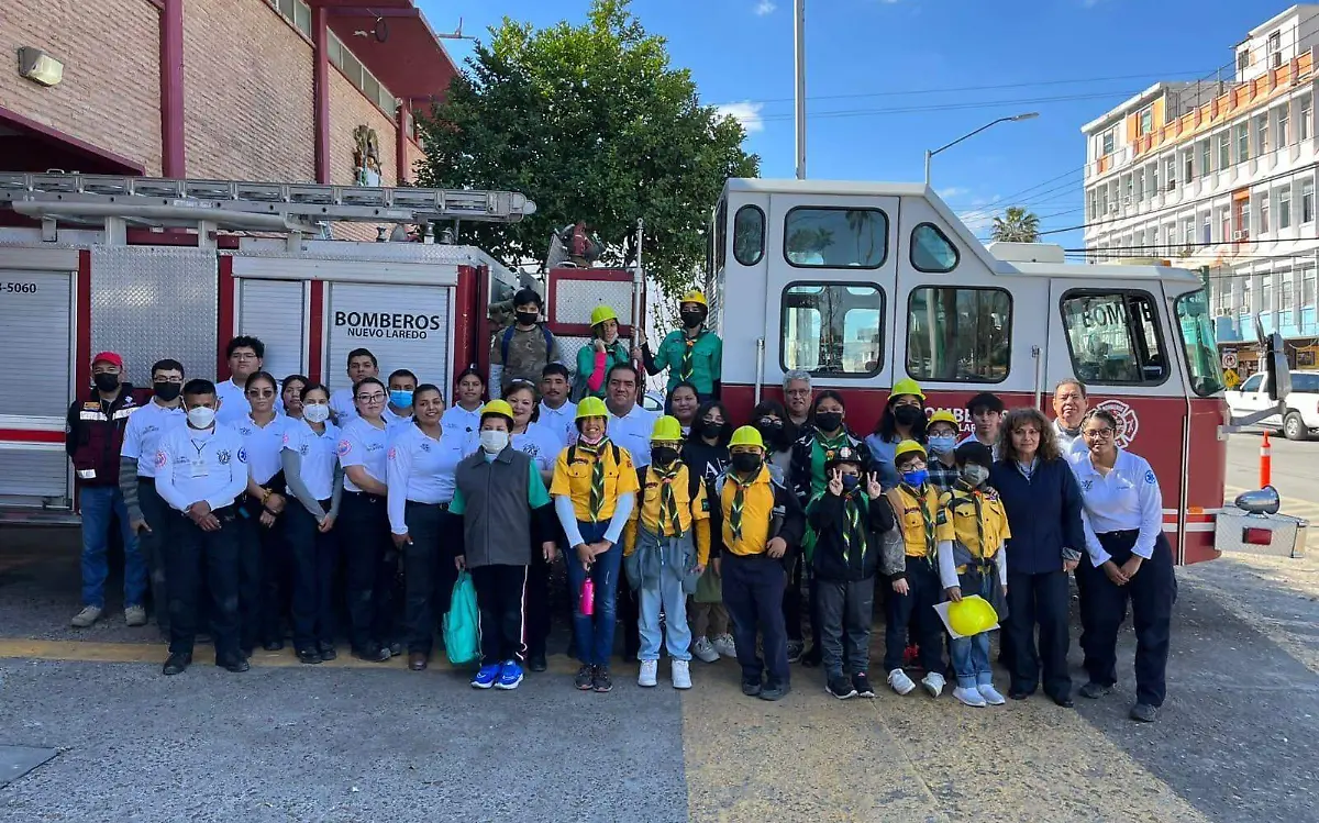 Boy Scouts de Nuevo Laredo aprenden técnicas de primeros auxilios Gobierno de Nuevo Laredo (1)